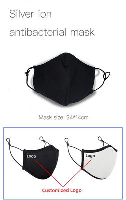 Waschbare kupferne elastische Earloop Baumwollmaske Ion Cotton Face Mask Reusables