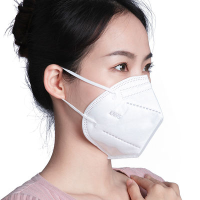 NB2834 3 Respirator-Maske der Falten-FFP2, weiße schützende Wegwerfrespiratoren KN95
