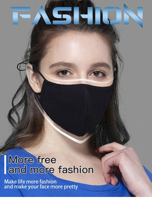 Persönliche Schutzmaske Schwarzkupfer-Ion Cotton Mask Washable Reusables Waterpoof