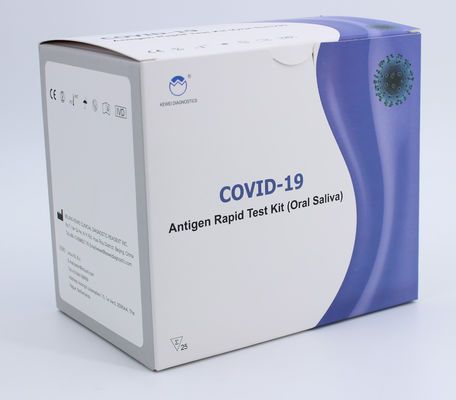 Antigen-schneller Test Kit Pharyngeal Test Soems Covid-19 mit weißem purpurrotem Kasten