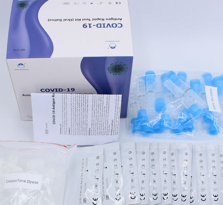 Antigen-schneller Test Kit Pharyngeal Test Soems Covid-19 mit weißem purpurrotem Kasten