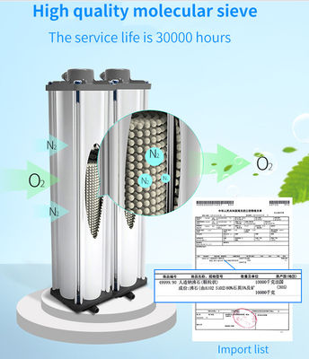 10 Konzentrations-elektrische medizinische Sauerstoff-Maschine LPM 93%