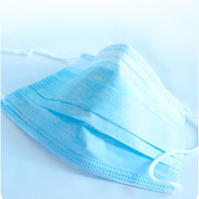 Medizinische Meltblown-Gewebe-Gesichtsmaske, Soem-ODM 3 Falten-Wegwerfgesichtsmaske mit Earloop