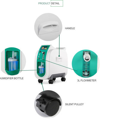 intelligenter Sauerstoffgenerator des Sauerstoffverdichters 5L tragbar für Ausgangs- und Krankenhausgebrauch