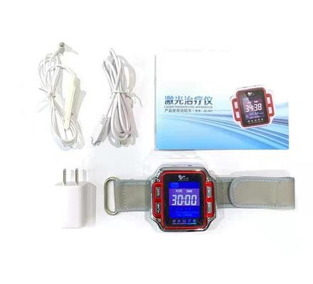 Medizinisches Behandlungs-Instrument-schützen zuckerkranke Armbanduhr-Diode Laser-650nm Herz-Gehirn