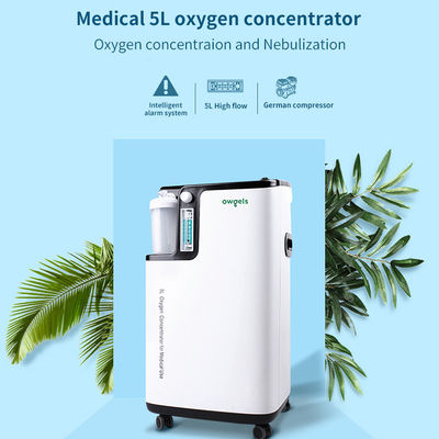 Lärmarmer 96% hoher Reinheitsgrad des tragbaren medizinischen des Sauerstoff-5L Verdichter-